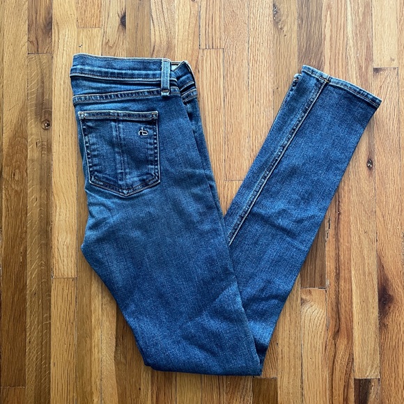rag & bone Denim - rag & bone Classic Indigo Skinny Jeans